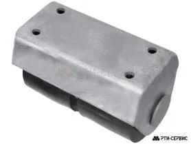 Отбойник резиновый роликовый (2 ролика D100) 210хх110х120 мм - фото 2