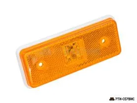 Фонарь габаритный 4-ех диодный LED н\о (жёлтый) - фото 1