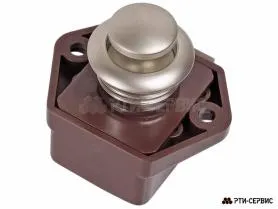 Замок-кнопка push/lock мебельный для кемпера, малый - фото 4