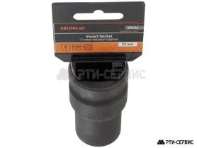 Головка торцевая шестигранная 1"DR ударная 22 мм, L=80 mm  - фото 4