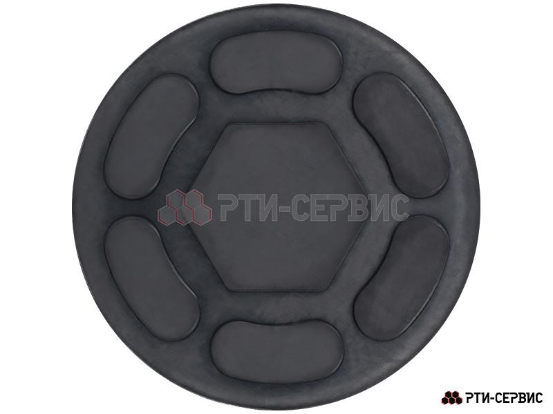 Опора резиновая на домкрат подкатной ø95 h11 - фото 2