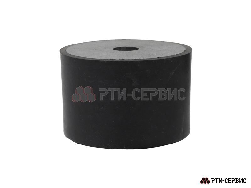 Резинометаллический буфер (аналог K0573.07505055 KIPP) D-75, H-50 с внутренней резьбой M12 - фото 2
