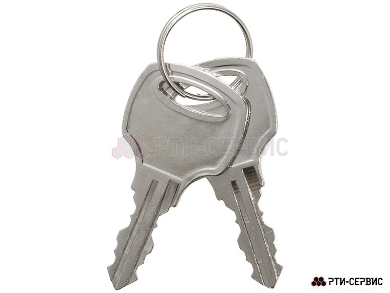 Запор штанговый Ø22 Zn ручка Push  с ключом - фото 3